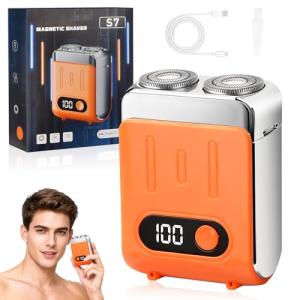 Compact Electric Shaver for Men, Waterproof Travel Razor