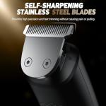Waterproof Cordless Beard Trimmer and Grooming Kit