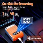 Compact Electric Shaver for Men, Waterproof Travel Razor