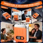 Compact Electric Shaver for Men, Waterproof Travel Razor