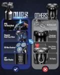 Men's Electric Razor 3-in-1 Cordless Shaver