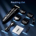 Cordless Hair Clippers for Men with LCD Display