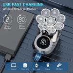 8D Electric Head Shaver and Beard Grooming Kit