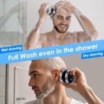7D Waterproof Electric Head Shaver for Men
