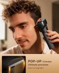 Trimcoo 5-Blade Electric Shaver Pro with Cleaning Center