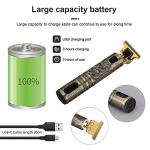 Cordless Beard Trimmer with LCD Display - Gold