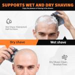 6D Magnetic Replacement Shaving Head for Bald Heads