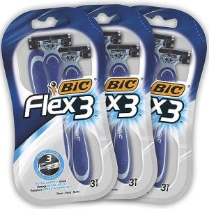 BIC Flex 3 Blade Men's Disposable Razors - 3 Pack