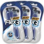 BIC Flex 3 Blade Men's Disposable Razors - 3 Pack