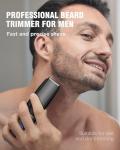 Cordless Beard Trimmer with Adjustable Zoom Wheel