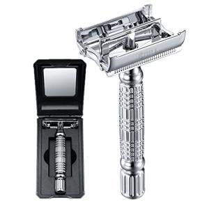 BAILI Double Edge Safety Razor with Travel Case