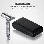 BAILI Double Edge Safety Razor with Travel Case