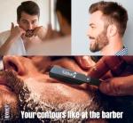 Sakkal® Matte Black Straight Razor for Men