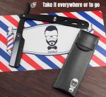 Sakkal® Matte Black Straight Razor for Men