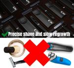 Sakkal® Matte Black Straight Razor for Men