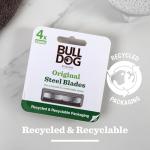 Bulldog Men's Razor Blades Refill Pack - 4 Count