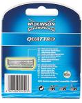 Wilkinson Sword Quattro Men's Razor Blade Refills 8-Pack