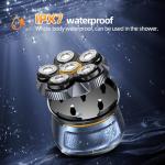 6D Magnetic Electric Head Shaver for Men