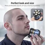 6D Magnetic Electric Head Shaver for Men