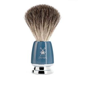MÜHLE Pure Badger Shaving Brush - Petrol Blue
