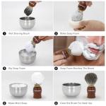 Badger Bristle Shaving Brush with Wood Handle