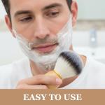Ergonomic Shaving Brush for Men and Grooming