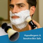 Men's Luxury No-Shed Synthetic Shaving Brush