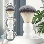 Aiweijia Wooden Handle Nylon Hair Shaving Brush