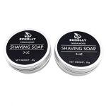Echolly Sandalwood Shaving Soap for Men – 2 Pack