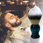 Men's Deep Blue Nylon Bristle Shaving Brush
