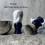 Men's Deep Blue Nylon Bristle Shaving Brush