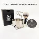Echolly Sandalwood Shaving Soap for Men – 2 Pack