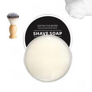 Men's Shaving Soap Kit with Brush and Foam