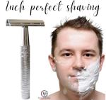 Silver Double Edge Safety Razor with 10 Refills