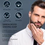 Men's Shaving Soap Kit with Brush and Foam