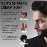 Men's Shaving Soap Kit with Brush and Foam
