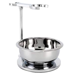 Deluxe Heavyweight Shaving Brush Stand and Bowl Set