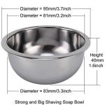 Deluxe Heavyweight Shaving Brush Stand and Bowl Set