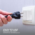 2-Pack Electric Shaver 2 to 3 Pin Adapter