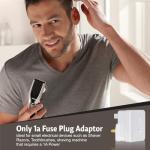 2-Pack Electric Shaver 2 to 3 Pin Adapter