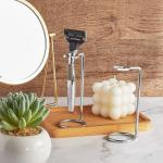 HighFitt AZN Stainless Steel Shaving Brush Stand