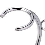 Chrome Shaving Razor and Brush Stand Holder