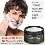 Sandalwood Shaving Cream - Rich Lather for Men
