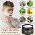 Sandalwood Shaving Cream - Rich Lather for Men