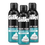 Sensitive Skin Shaving Foam Pack – 200ml x3