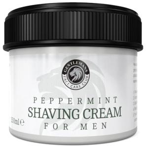 Men's Vegan Peppermint Shaving Cream - 150ml Pot