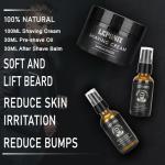 Men's Shaving Kit with Sandalwood Cream and Aftershave