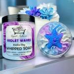 Violet Waves Whipped Soap and Shaving Cream