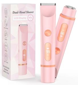 Electric Bikini Trimmer for Women - Light Pink