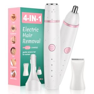 4-in-1 Women's Facial Hair Remover and Trimmer